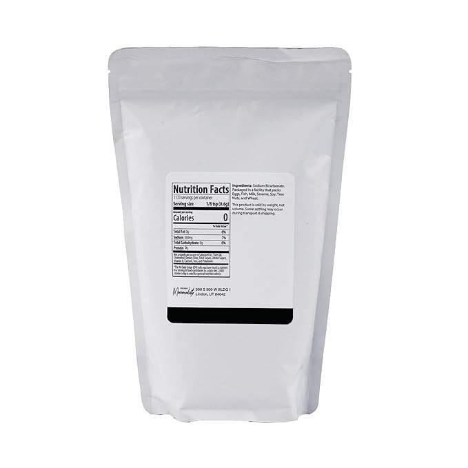 Minimalist Baking Soda, For Cleaning and Deodorizing, Packaged for Convenience in a Resealable Bag (1.5 Pound)