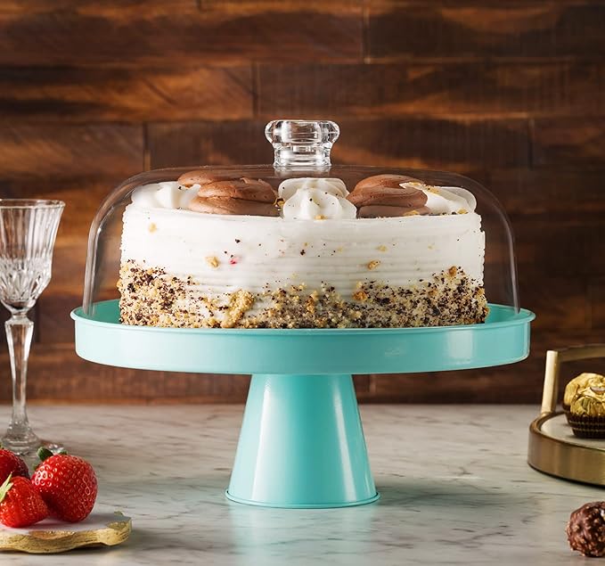 Table Concept Cake Stand, Footed Cake Stand with Lid, Serving Platter, Housewarming Gifts