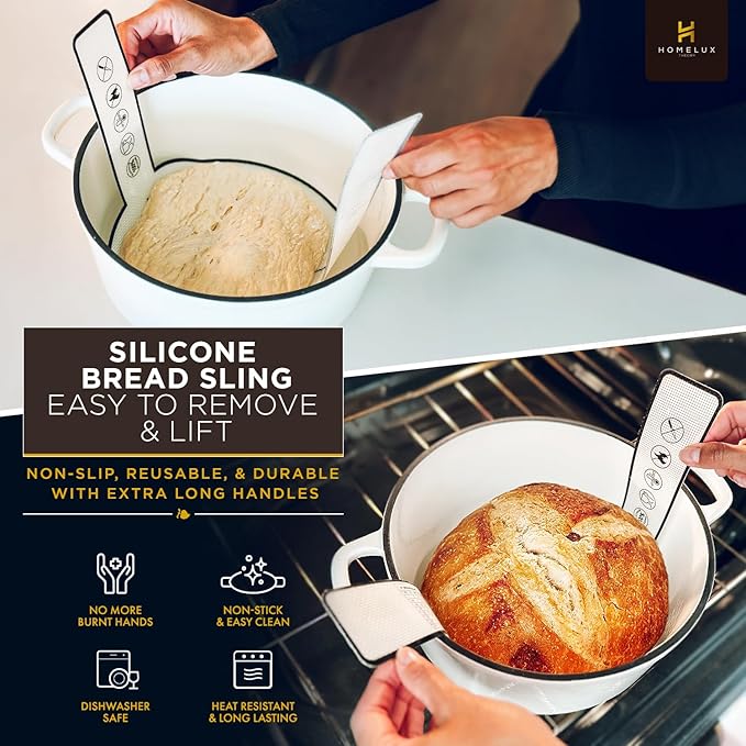 Sourdough Starter Kit, 14pcs Bread Making Kit & Sourdough Bread Baking Supplies Kit, Banneton Basket Kit for Sourdough Proofing with Bread Baking bowl for Artisan Breads (Yellow) by HOMELUX THEORY