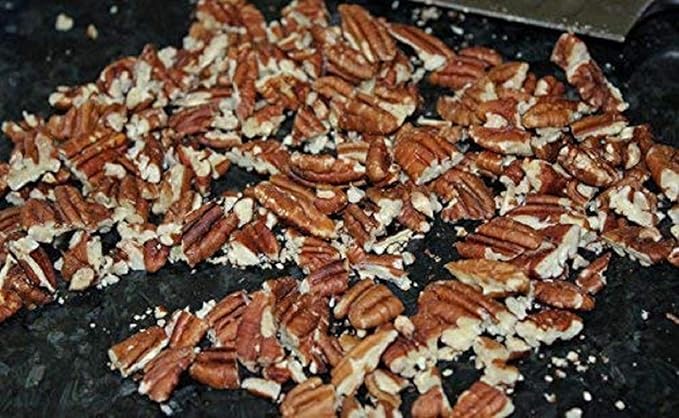Shelled & Raw Chopped Georgia Pecans (5 Lbs) - Handpicked for Freshness & Quality - Bag of Southern Tastiness - Great for Baking & Cooking - Farm Fresh Nuts Brand