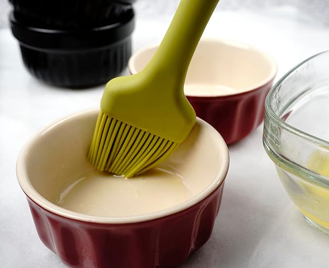 RSVP International Silicone Basting Brush, Green, 8.75" | Gently Spreads Butter, Sauces, Marinades, & More | Dishwasher Safe & Heat Resistant | BBQ Grill, Baking, Preparing Meats