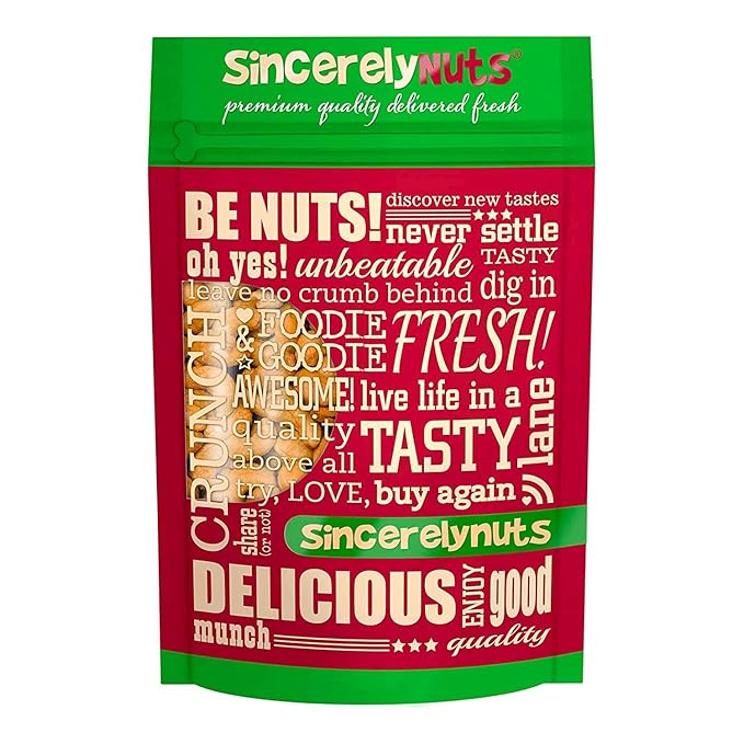 Sincerely Nuts – Whole Cashews - Roasted and Unsalted | High in Protein Everyday Healthy Snack - Rich in Nutrients |Vegan, Keto & Kosher | Gourmet Quality Vegan Cashew - 3 (LB). Bag