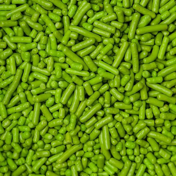 Sprinkles Edible Soft Jimmies Soft Sprinkles for Topping Ice Cream, Cookies, Cakes, Cupcakes, Dessert Decorating MADE IN USA 4 oz (LIGHT GREEN)