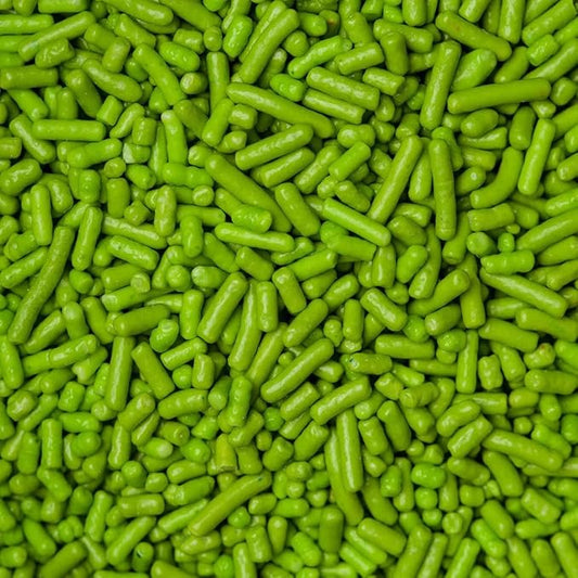 Sprinkles Edible Soft Jimmies Soft Sprinkles for Topping Ice Cream, Cookies, Cakes, Cupcakes, Dessert Decorating MADE IN USA 4 oz (LIGHT GREEN)
