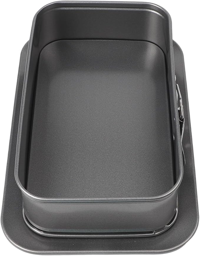 Springform Cake Pan, Non-stick Cheesecake Pan, Rectangle Cake Pan With Removable Bottom, Ice Cream Cake Bakeware, Trays Cheesecake Tin Rectangular