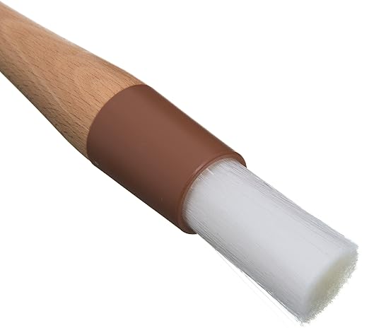 SPARTA 4040000 Nylon Round Brush, Dishwasher Safe With Nylon Bristles, 1 Inch, Brown, (Pack of 12)