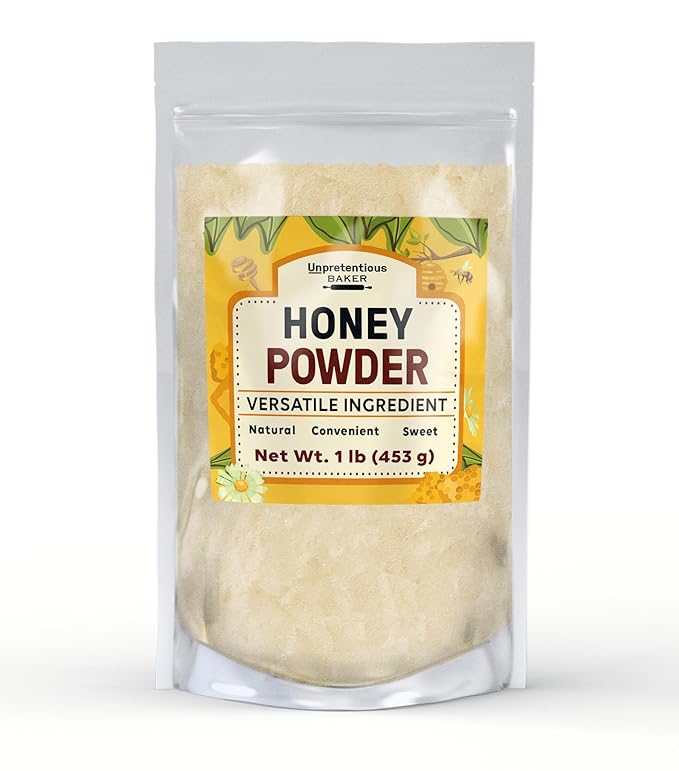 Unpretentious Honey Powder, Sweet & Natural, Cooking & Baking, Convenient (16 Ounce)