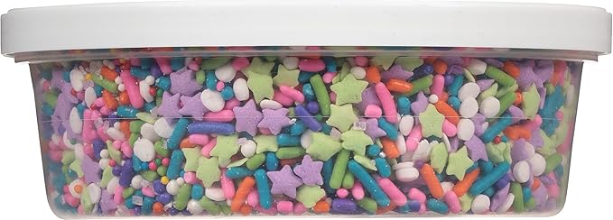Cake Mate Unicorn Dessert Sprinkles - Unicorn Mix of Sprinkles/Jimmes, Perfect for baked goods, cookies, ice cream, cake, brownies 5.82oz