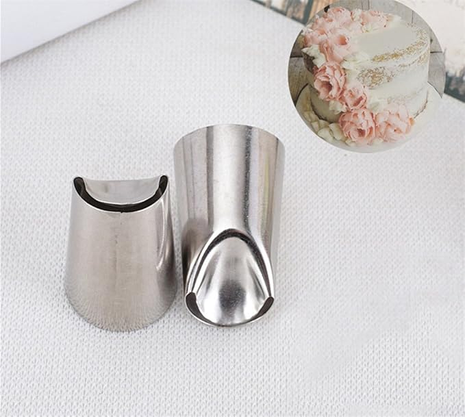 FantasyDay 3 piece Stainless Steel Piping Tips Piping Nozzles Cake Decorating Supplies Cookies Cupcake Icing Decorating Supplies Decorating Kits Frosting Icing Tips Baking Set Tools