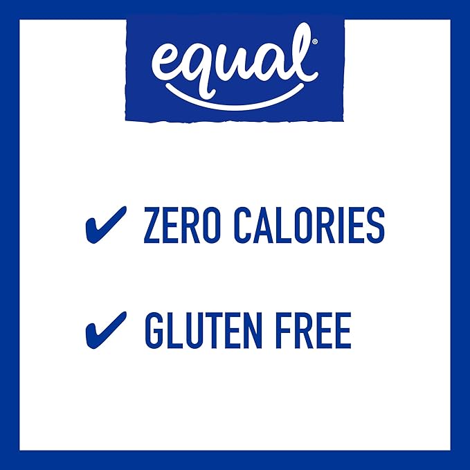 EQUAL 0 Calorie Sweetener, Powdered Aspartame and Acesulfame-K Sweetener, Zero Calorie Sugar Alternative, Erythritol Free, 1 Pound Bulk Bag (Pack of 6)