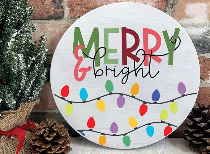 Christmas Stencils for Painting on Wood 12” Large Christmas Doormat Stencils Reusable Holiday Stencil for Crafts Door Mats Canvas Window Decor