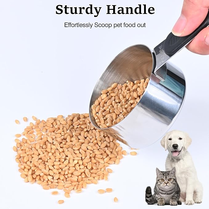3/4 Cup Magnetic Grips Stainless Steel Measuring Cup -1PCS