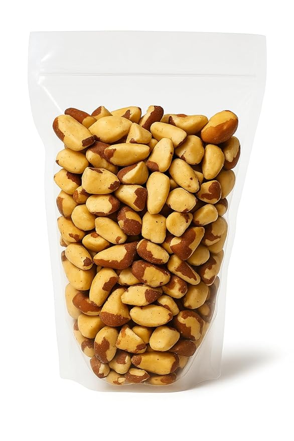I’m A Nut Brazil Nuts, Broken, 64oz (4 lb) Distinct | Non GMO Batch Tested Gluten & Peanut Vegan Keto Friendly Large, Fresh Resealable bag