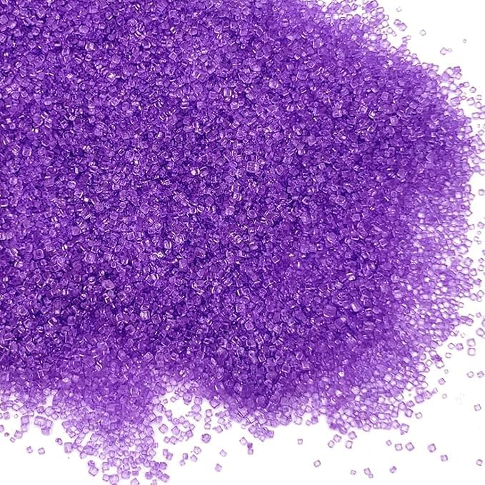 Sentovac Purple Sanding Sugar Sprinkles | Edible Purple Sprinkles for Cake Decorating | 1 Bottle 3.2oz Cookie Decorating Celebrations Wedding Shower Party Chirstmas Supplies