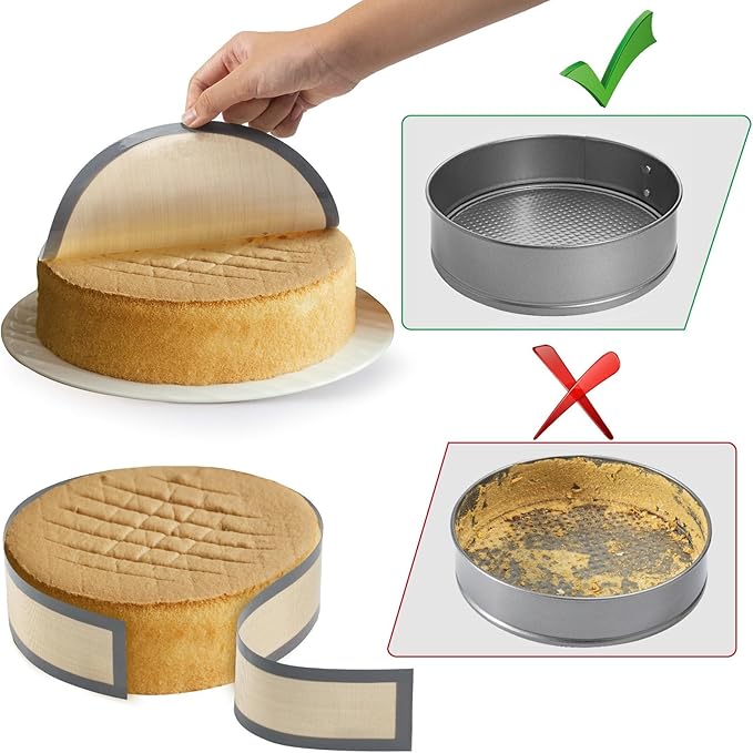 Silicone mat for 9 inch springform pan, springform pan protector, prevent cake from sticking, cheesecake pans protector mat