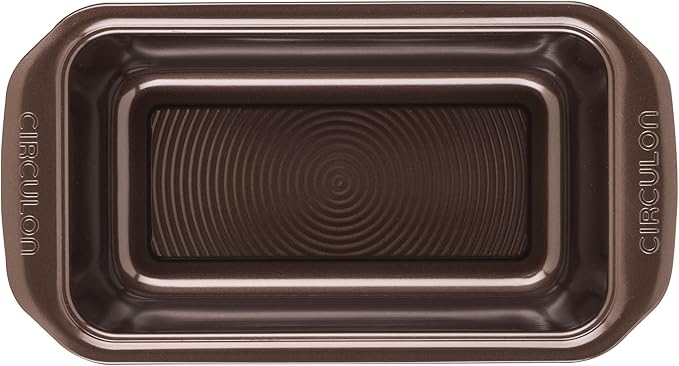 Circulon - 46013 Circulon Bakeware Meatloaf/Nonstick Baking Loaf Pan, 9 Inch x 5 Inch, Chocolate Brown