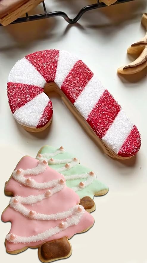 Edible 5 Ounce Fine Decorative Red Sanding Sugar Sprinkles for Baking, Sparkling Crystals for Cakes, Cookies, Cupcakes, Ice Cream Topping and Rimming Sugar