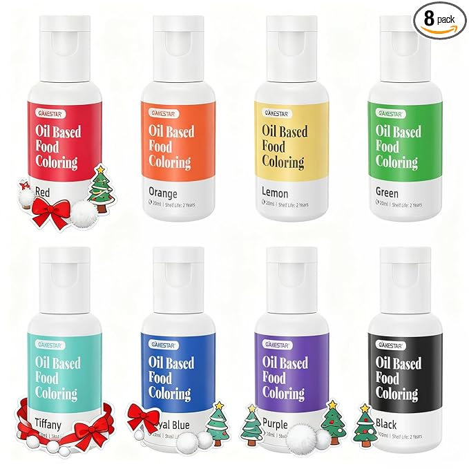 Oil Based Food Coloring, 20ml Chocolate Professional Oil Food Coloring for Easter Cake Decorating, Baking, Candy Melts, Frosting, Easter Eggs