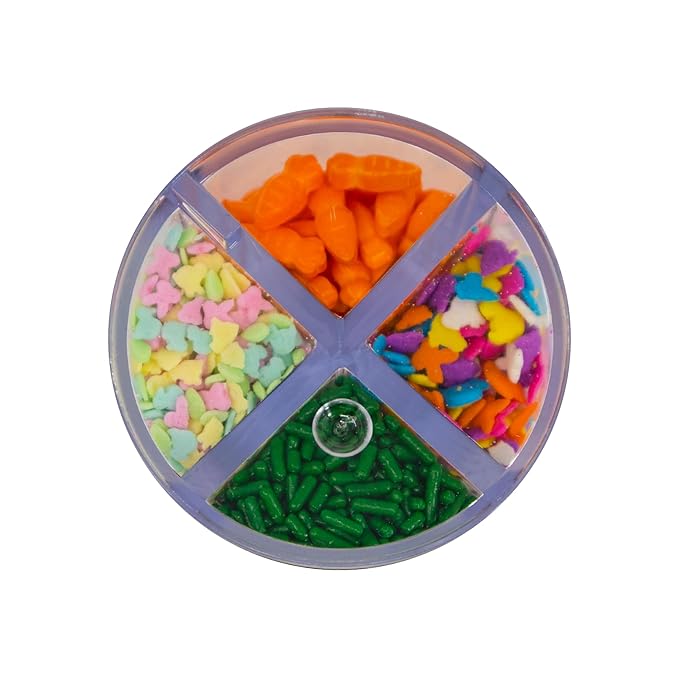 Mystic Sprinkles 4 Cell Sprinkle Assortments (Hop-A-Long, Petite)