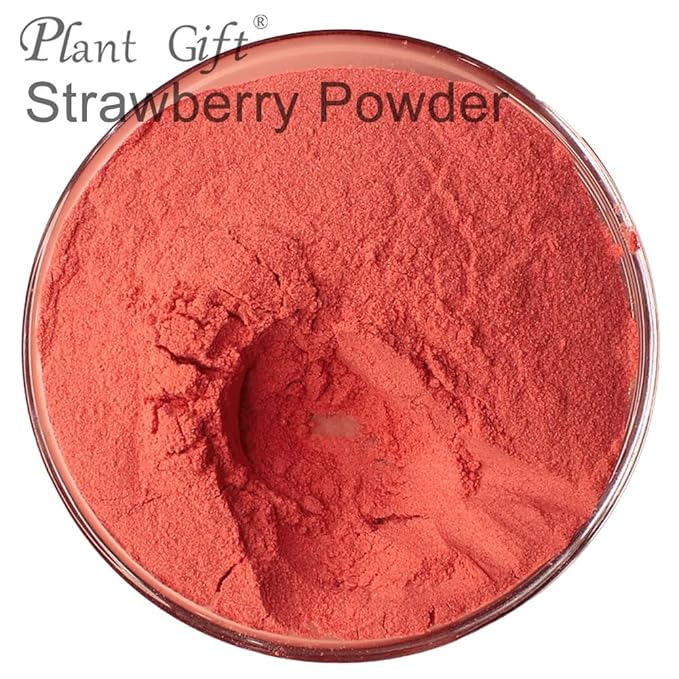 100% Pure Strawberry powder 100g/3.52oz Natural Freeze Strawberry Juice Flour | Strawberry Powder for Smoothies, Shakes, Baking & Drinks,| Free from Preservatives | Vegan, Gluten-Free.