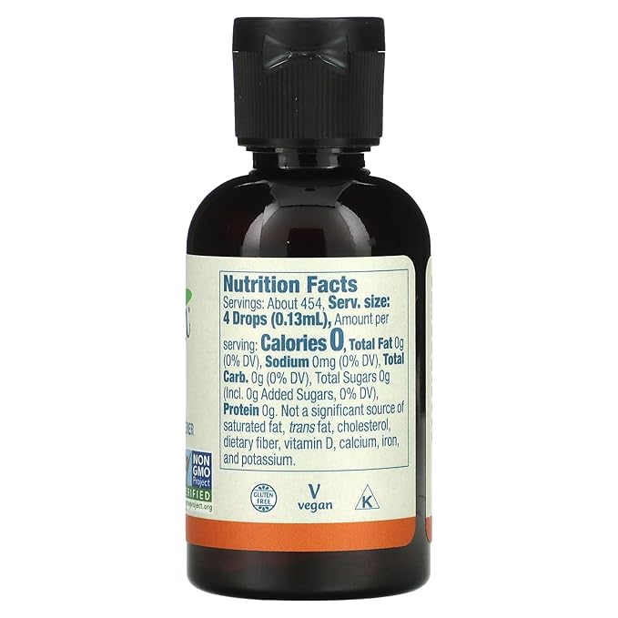 NOW Foods BetterStevia Original Zero-Calorie Liquid Sweetener, Keto Friendly, Suitable for Diabetics, No Erythritol, 2-Ounce