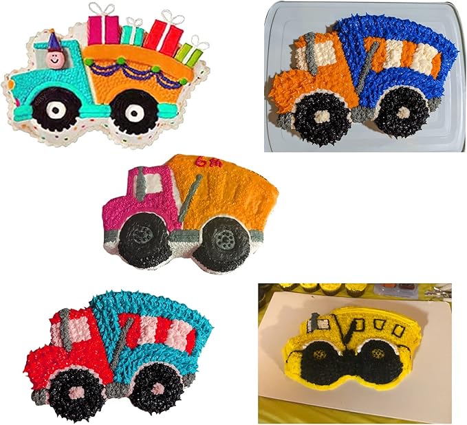 Truck Cake Pan, Car Shaped Birthday Cake Pan, 3D Aluminum Cake Decorating Molds Nonstick Baking Tools