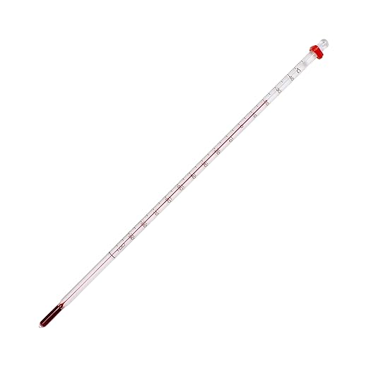 SP H-B DURAC General Purpose Lab Thermometer Total Immersion Glass Liquid Thermometer for Laboratories, Universities, Food and Beverage Processing, -20 to 150 Degrees Celsius