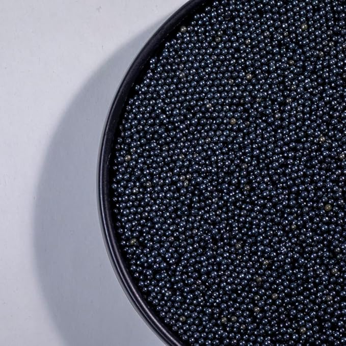 Black Sprinkles Edible Pearl 2mm 130g 4.6OZ Christmas Cake sprinkles,Cookie Sprinkles,Baking Sugar Pearl, Edible Candy Pearls for Cake Cupcake Decorationg 2mm (black)