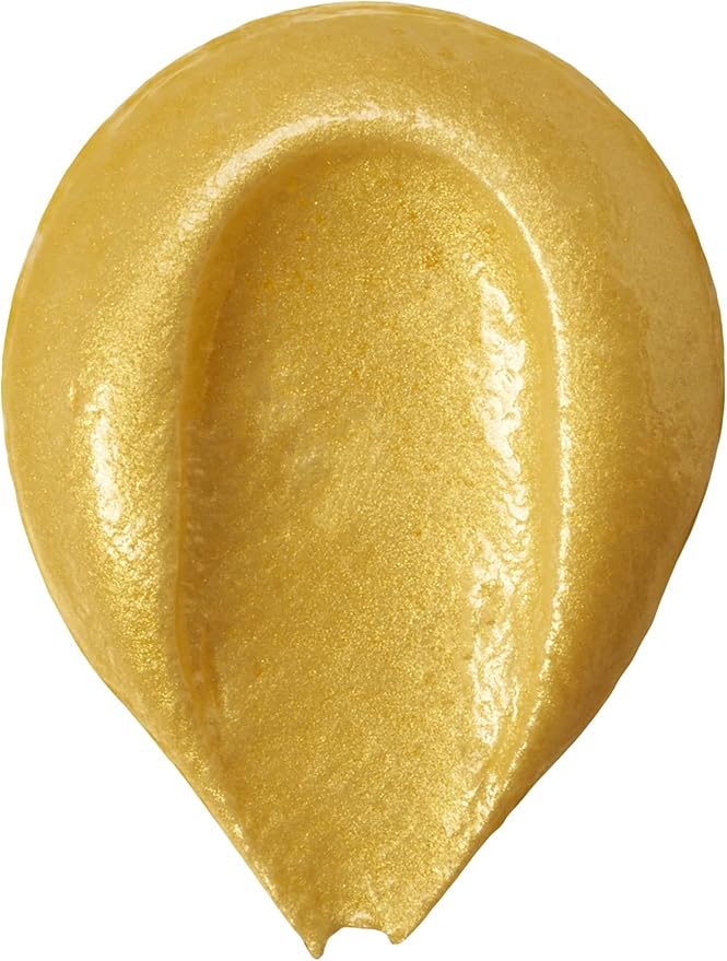 DecoPac Premium Airbrush Color, True Gold Shimmer, Edible Airbrush Paint for Decorating Cakes, Cupcakes, and Cookies, Food Coloring, 4oz