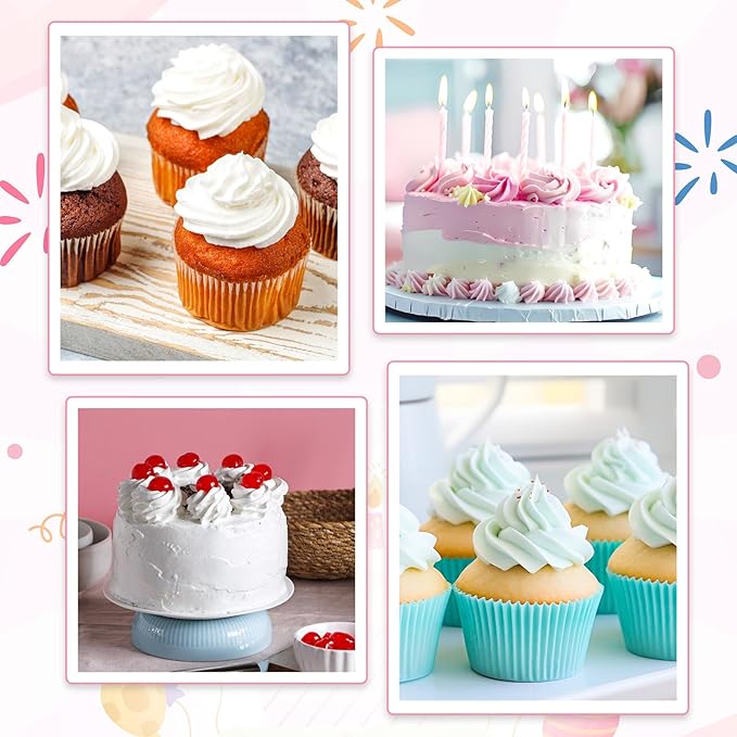 5Pcs 1M Cake Piping Tips, Cake Decorating Supplies Piping Tips, Piping Nozzles Decorating Tips, Baking Tools For Buttercream, Icing, Birthday Cake, Cupcake, DIY Art