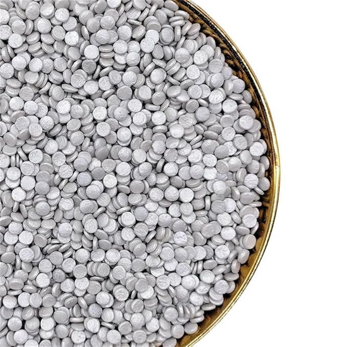 NIPEOR Grey Sprinkles Confetti Sprinkles for Cake Decorations 3.53oz/100gEdible Sprinkle Topping Confetti Sprinkles, Round Sprinkles for Cake Decorating,, Cupcake, Candy Sprinkles, and Ice Cream Toppings (Rainbow Confetti Grey)
