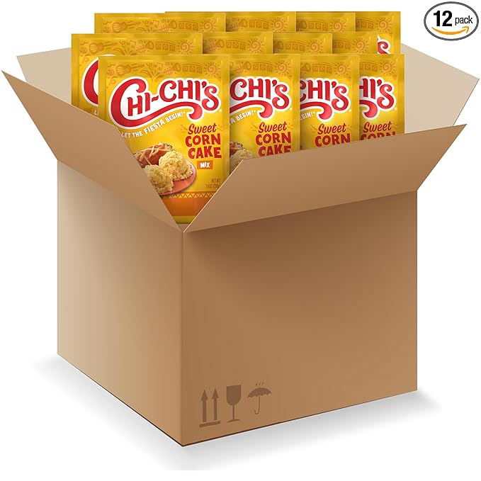 CHI-CHI'S Sweet Corn Cake Mix, 7.4 Ounce (Pack of 12)