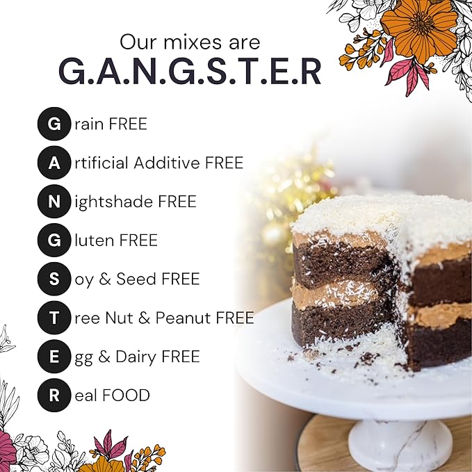 eat G.A.N.G.S.T.E.R. Cinnawin Cream Frosting Mix, 2 Pack, Allergy-Friendly, Grain-Free, No Dairy, Nuts, Gluten, Dairy, For Paleo & AIP Diet, Cinnamon Icing for Cakes, Cookies and Cupcakes