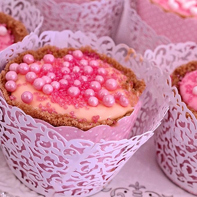 PhilaeEC Hot Pink Sanding Sugar Edible Sparkling Crystals for Baking Cake Decoration Cookie Ice Cream Cupcake Toppers Wedding Party Valentines Halloween Christmas Supplies 5oz