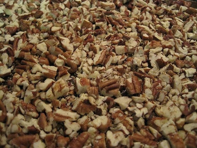 Shelled & Raw Chopped Georgia Pecans (1 Lb) - Handpicked for Freshness & Quality - Bag of Southern Tastiness - Great for Baking & Cooking - Farm Fresh Nuts Brand