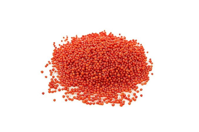 Bakerpan Red Nonpareils Sprinkles - 7 Ounces Red Sprinkles for Cake Decorating - Edible Nonpareils for Cupcakes, Ice Cream, Cake Decorations (Made in USA)