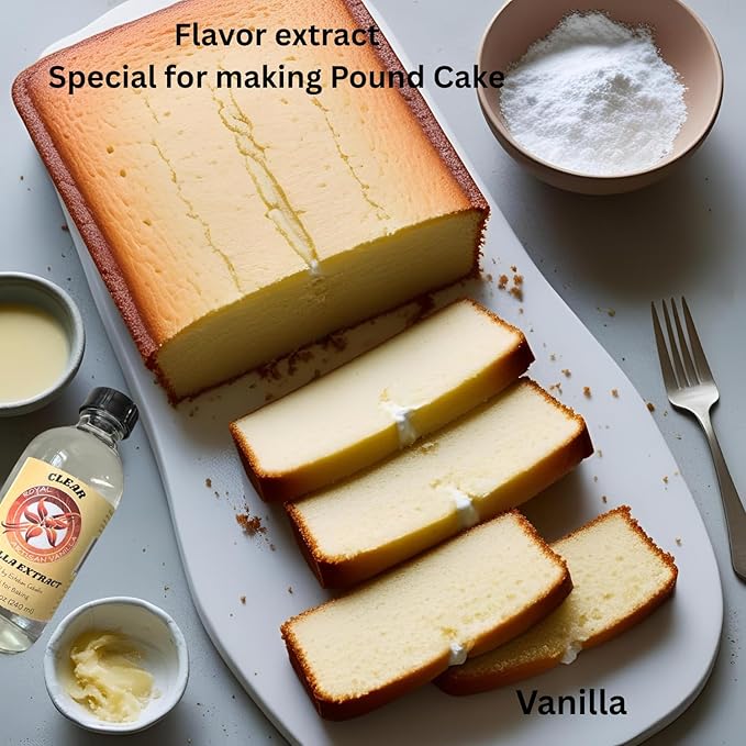 Royal Artisan Clear Vanilla Extract, with real vanilla bean, Organic, colorless; ideal for white icings, buttercream, light cakes and beverages; clean flavor; 8 fl oz (240 ml) glass bottle