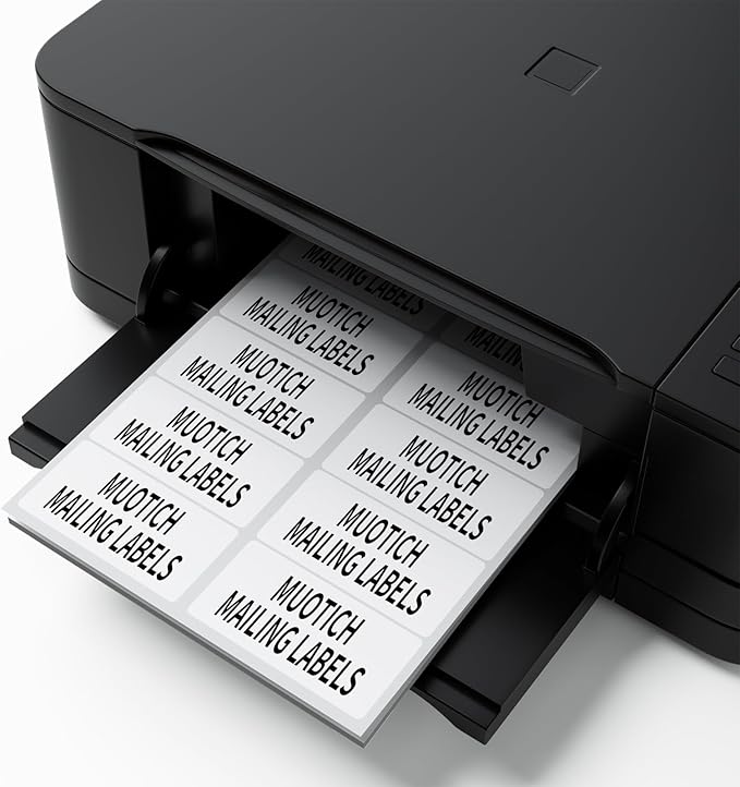 2" x 4" Shipping Labels,10 UP Address Labels,2x4 Label Sticker Paper for Laser/Inkjet Printer,Permanent Adhesive Mailing Label(1000 Sheets)