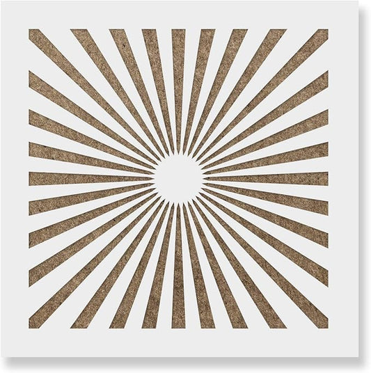 Sunbeam Cookie Stencil - Cookie Stencil, Cake Stencil, Sunbeam, Confection Stencil, Cookie Stencils