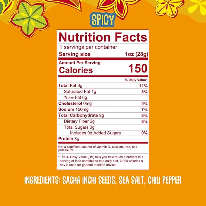 Brass Roots Organic Incan Protein Seeds - 1 oz Variety Pack (One of Each) High Protein, School Safe, Nut Free, High Omega 3, Supports Gut Health, Good Source of Fiber, Shark Tank (5 Total)