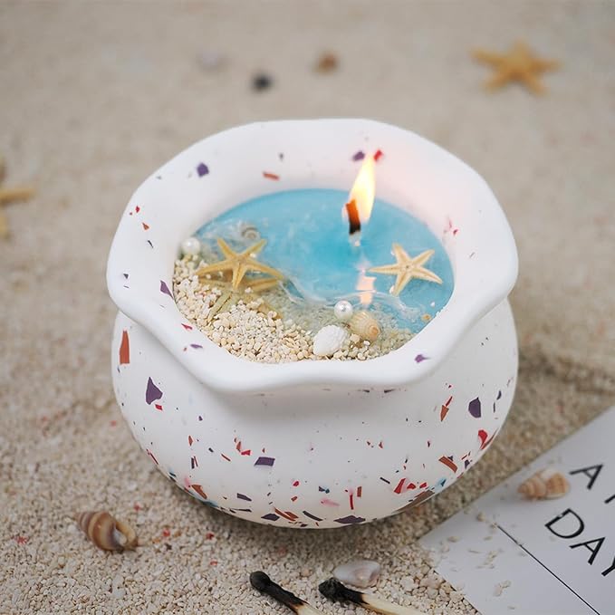 Fish Tank Shape Candle Jar Silicone Mold DIY Succulent Flower Pot Vase Jewelry Storage Box Concrete Resin Plaster Mould