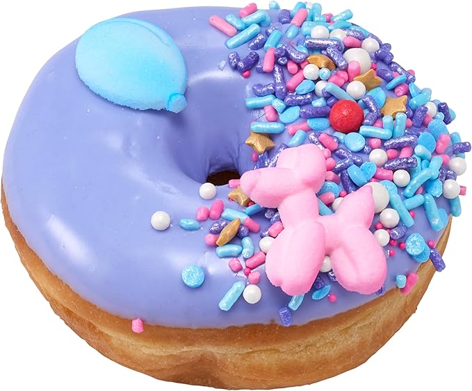 DECOPAC Sweet Tooth Deluxe Fusion Mix, 26oz, Fancy Candy Sprinkles in Handheld Container, Edible Sprinkles For Celebration Cakes, Cupcakes, Cookies and Donuts, Multicolored - Pink, Purple, Blue
