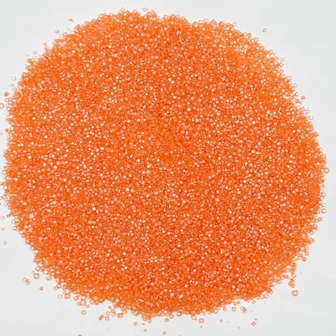 Sentovac Orange Sanding Sugar Sprinkles | Edible Orange Sprinkles for Cake Decorating | 1 Bottle 3.2oz Cookie Decorating Celebrations Wedding Shower Party Chirstmas Supplies