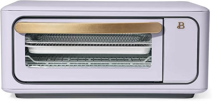 Beautiful Infrared Air Fryer Toaster Oven Kit – Special Edition Multi‑Function Countertop Oven with 10 Presets, Fast Heating & Accessories by Drew Barrymore (Lavander)
