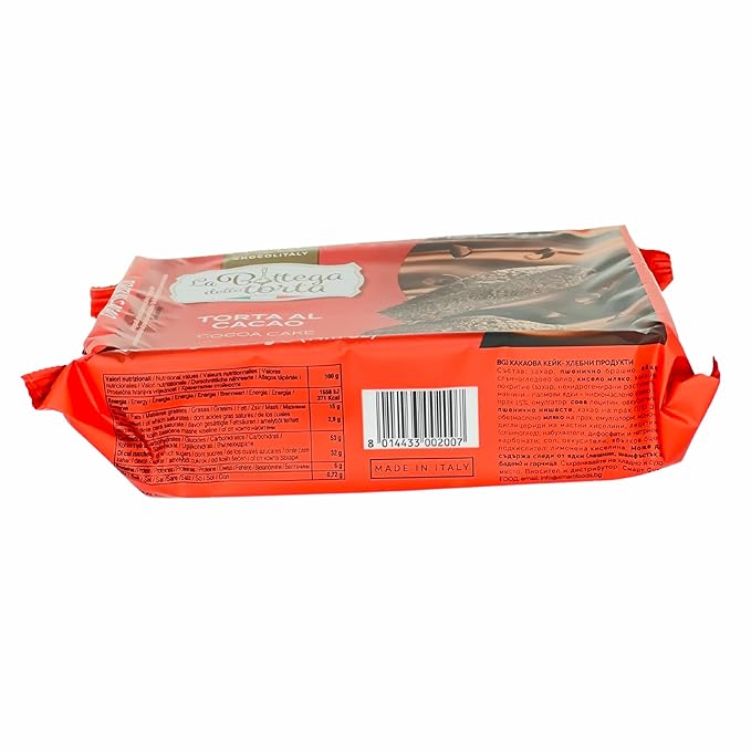 Chocolitaly Torta al Cacao | 400g Each | 3 Pack | Italian Chocolate Cake | Soft & Moist Chocolate Loaf | Traditional Cocoa Dessert | Made in Italy | Shelf-Stable & Ready to Serve Snack