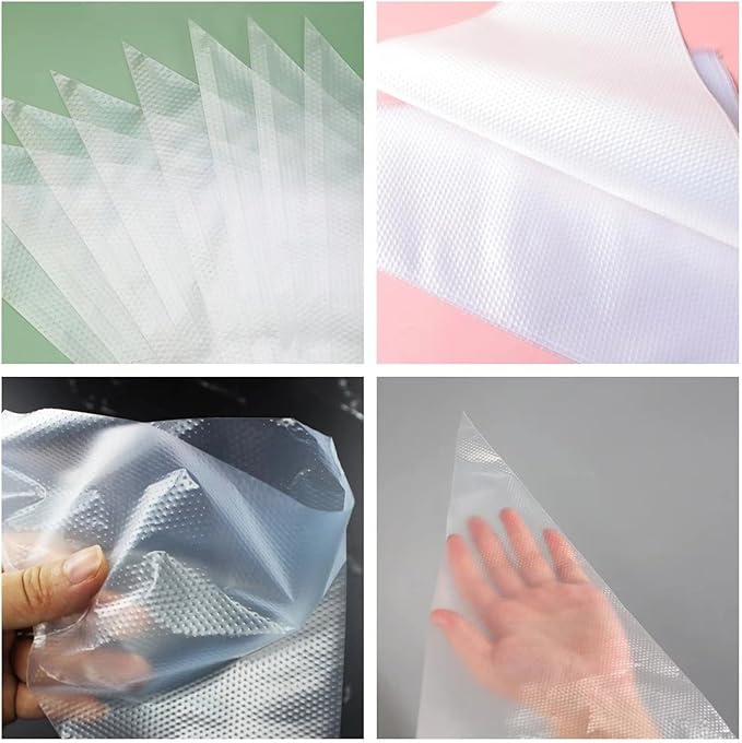 21 Inch Pastry Bags Disposable, 100 Pcs Thickend Strong Large Decorating Bags for Frosting, Royal Icing, Professional Cake Supplies for Baking and Decorating XL