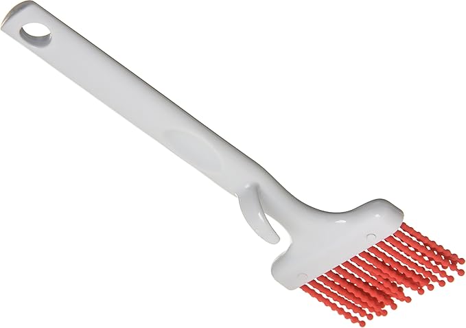 SPARTA 4040505 Silicone Basting Brush With Red Bristles, 3 Inches, Red, (Pack of 12)