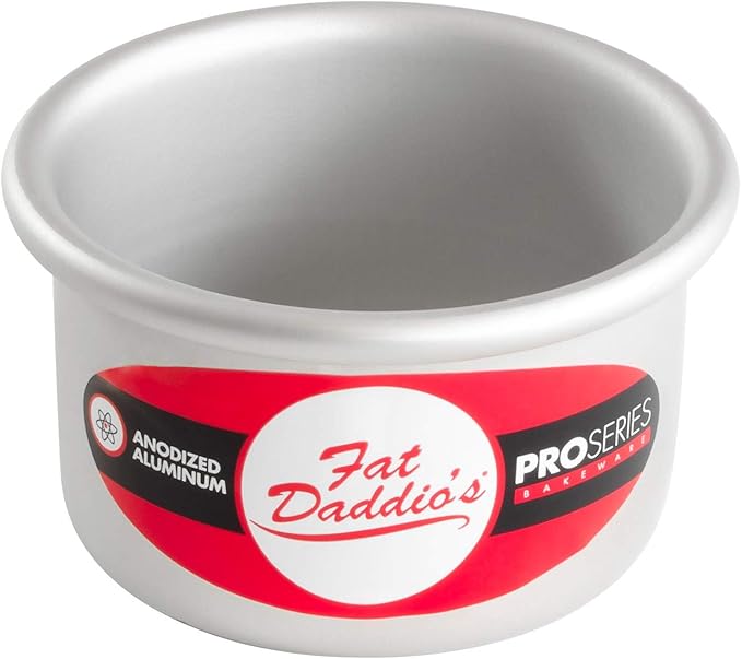 Fat Daddio's Round Cheesecake Pan, 3 x 2 Inch, Silver