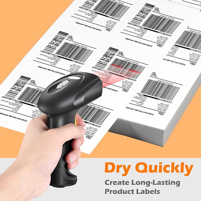 3-1/3" x 4" Shipping Address Labels 600 Label Stickers Paper for Laser/Inkjet Printer 6 per Page Printable Mailing Labels, FBA Box Labels - Matte, 100 Sheets (Pack of 2)