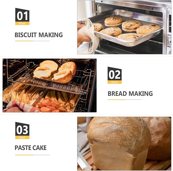 PRETYZOOM 4Pcs Oval Aluminum Alloy Cake Mold 4 Inch Nonstick Mini Baking Pans for Cheesecake Quiche Flan Bread Oven Use